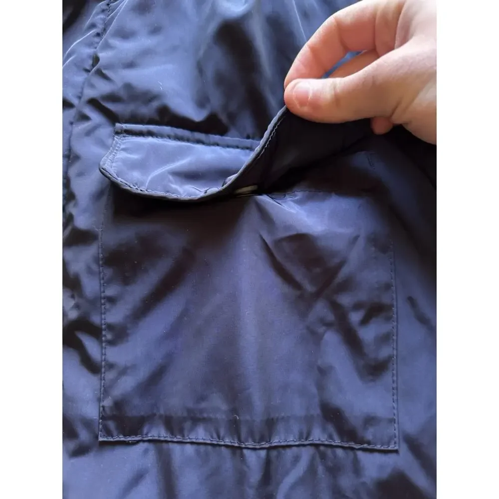 Banana Republic Men Jacket Coat Size Medium Zip Pockets Preppy Winter‎ Spring